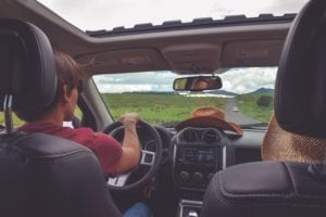 couple on road trip