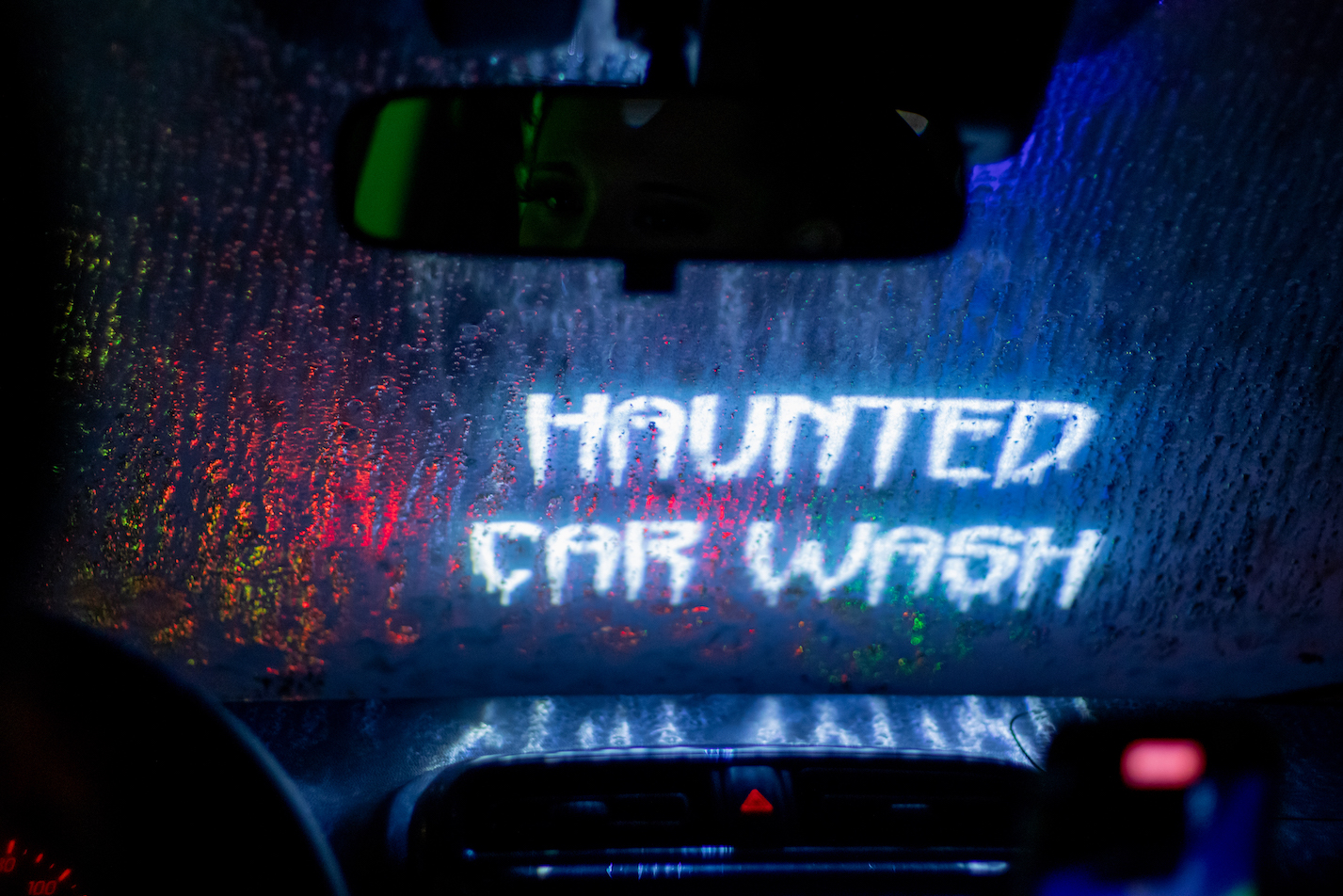 SuperSudz Haunted Car Wash Overlay